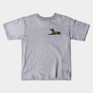 Holiday Doberman Kids T-Shirt